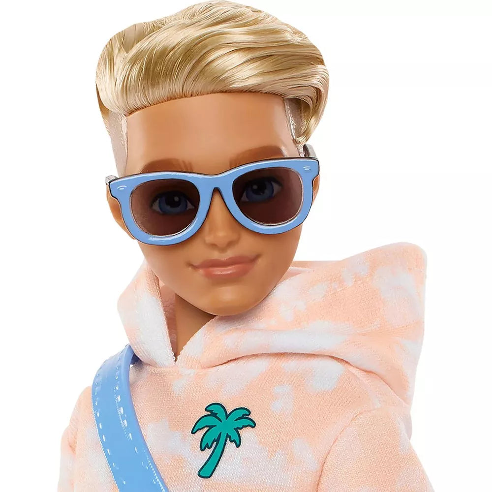 Barbie Dream Besties Ken Fashion Doll with Outdoor Adventure Accessories, Posable 9-Piece Playset for Imaginative Storytelling Fun thumbnail