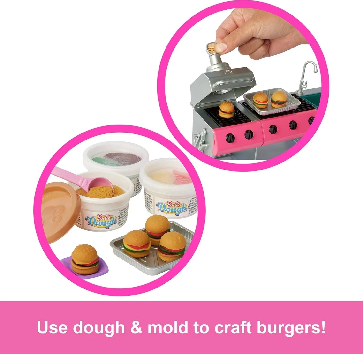 Barbie Dream Camper Playset Fishing Pond, BBQ Grill with Color-Change thumbnail