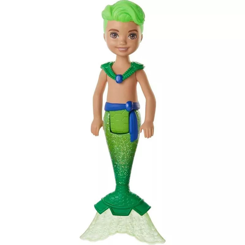 Barbie Dreamtopia Chelsea Merboy Small Doll & Accessory with Green Hair & Tail thumbnail
