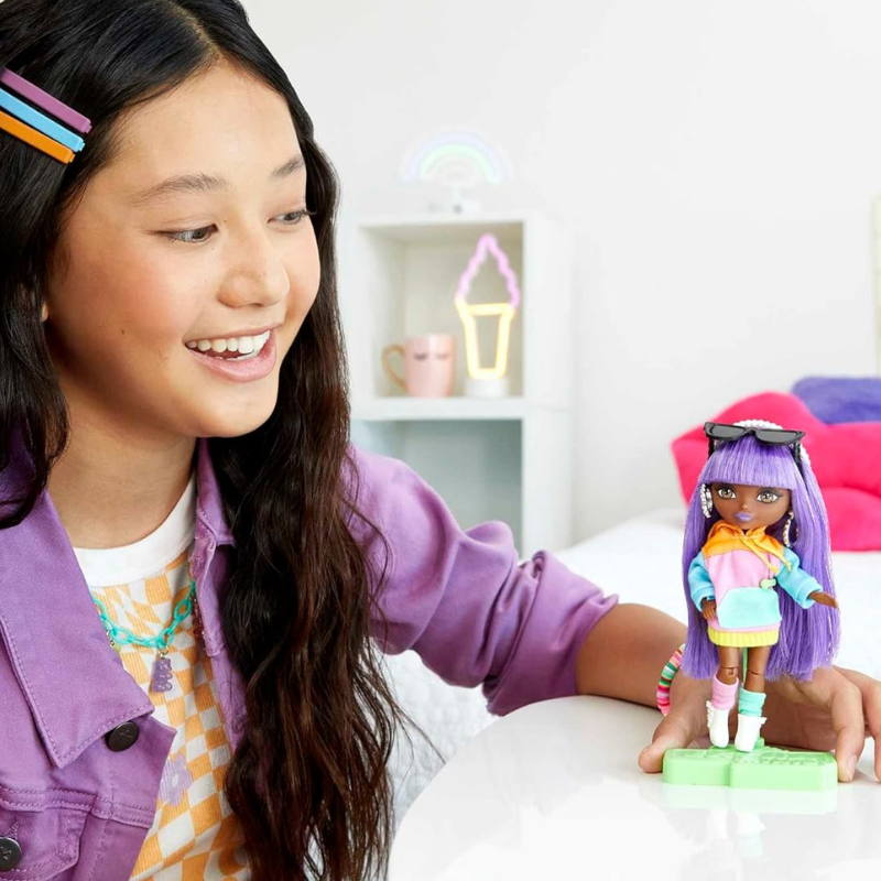 Barbie Extra Minis Doll & Accessories with Purple & Silver Hair thumbnail