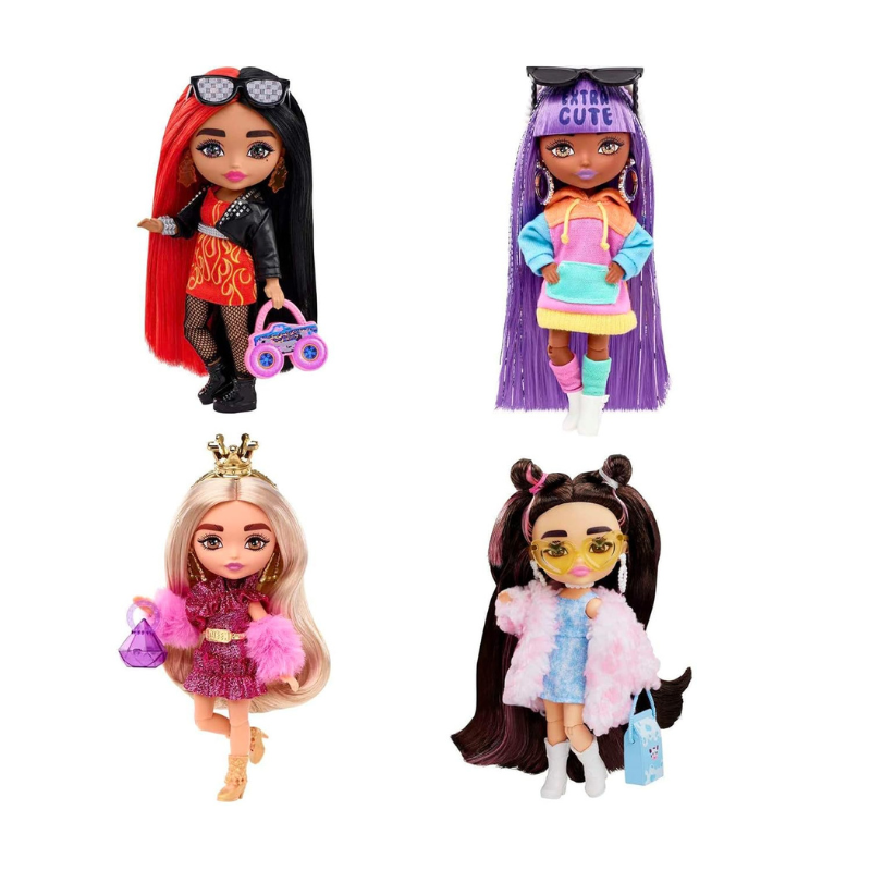Barbie Extra Minis Doll & Accessories with Purple & Silver Hair thumbnail