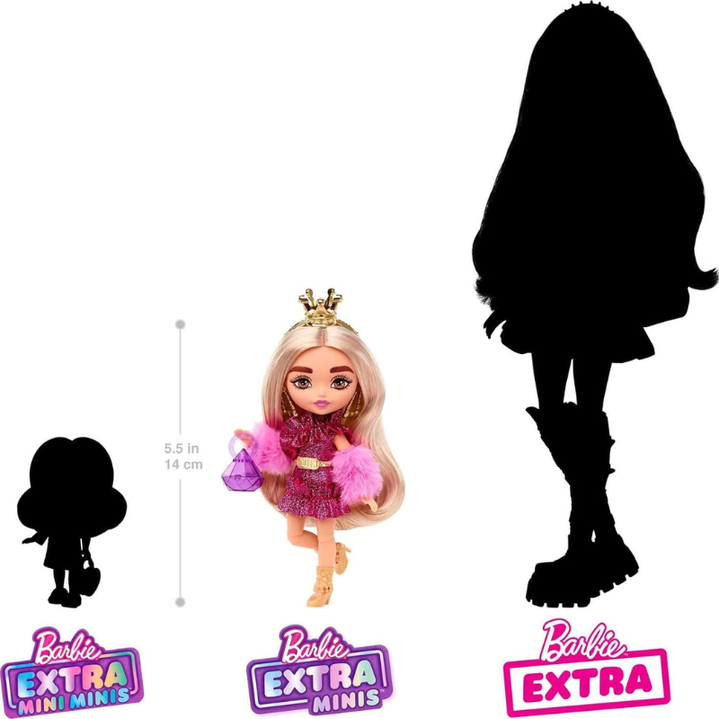 Barbie Extra Minis Doll & Accessories with Purple & Silver Hair thumbnail