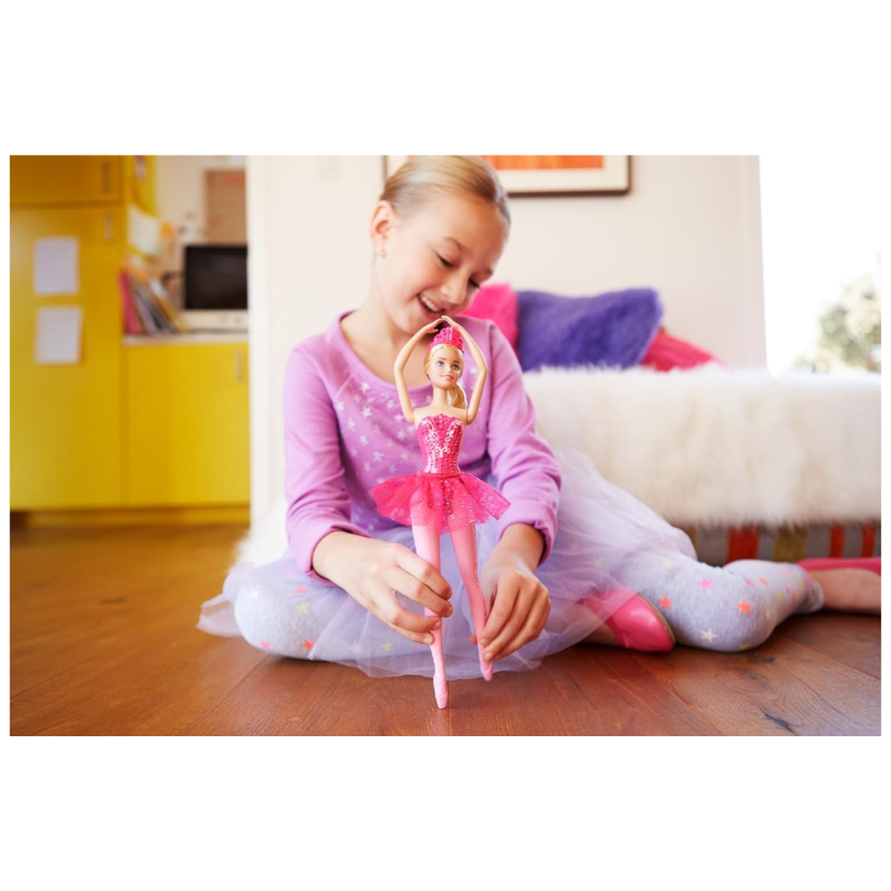 Barbie Fairytale Ballerina Doll Pink DHM42 thumbnail