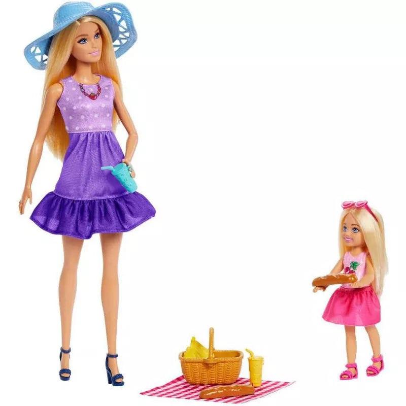 Barbie Family & Friends Dolls & Accessories Playset, Picnic-Themed Playset