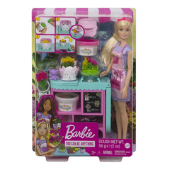 Barbie Florist Playset with 12-in Blonde Doll GTN58