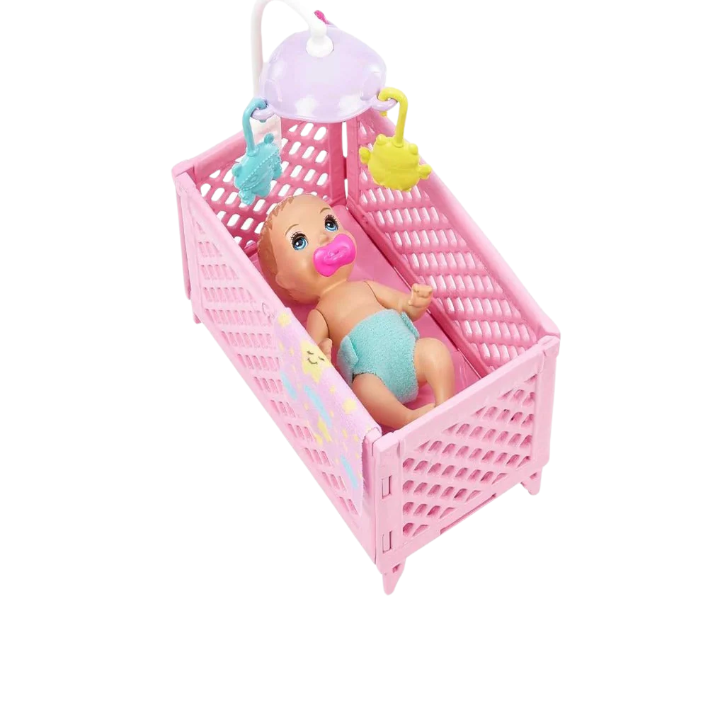Barbie Skipper Doll & Playset , Babysitting Set HTK35 thumbnail