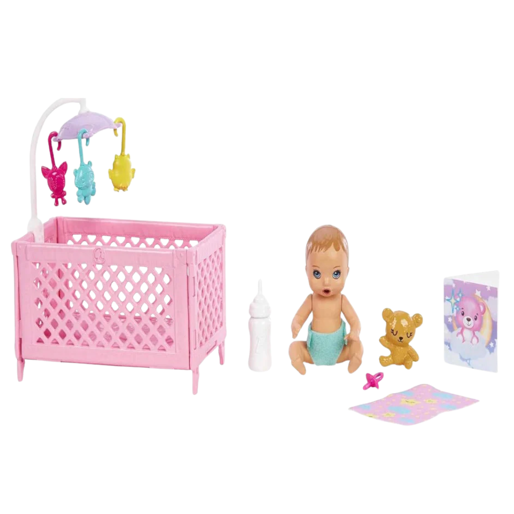 Barbie Skipper Doll & Playset , Babysitting Set HTK35 thumbnail