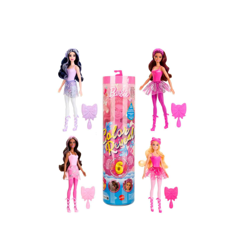 Barbie Color Reveal Doll & Accessories, Ballerina HRK17 thumbnail