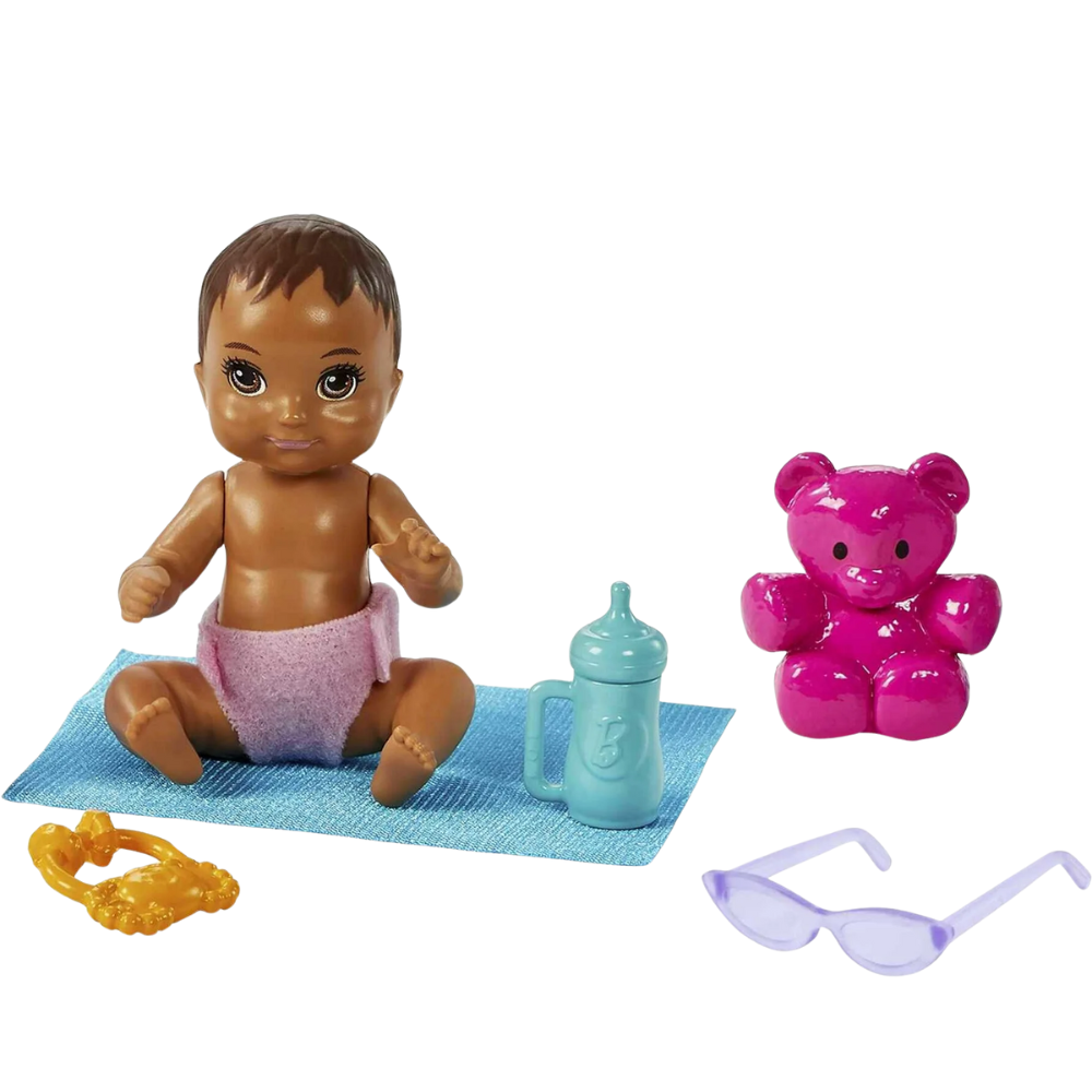 Barbie Skipper Babysitters Inc. Stroller Playset with Babysitter & Baby Dolls, Plus 5 Accessories thumbnail