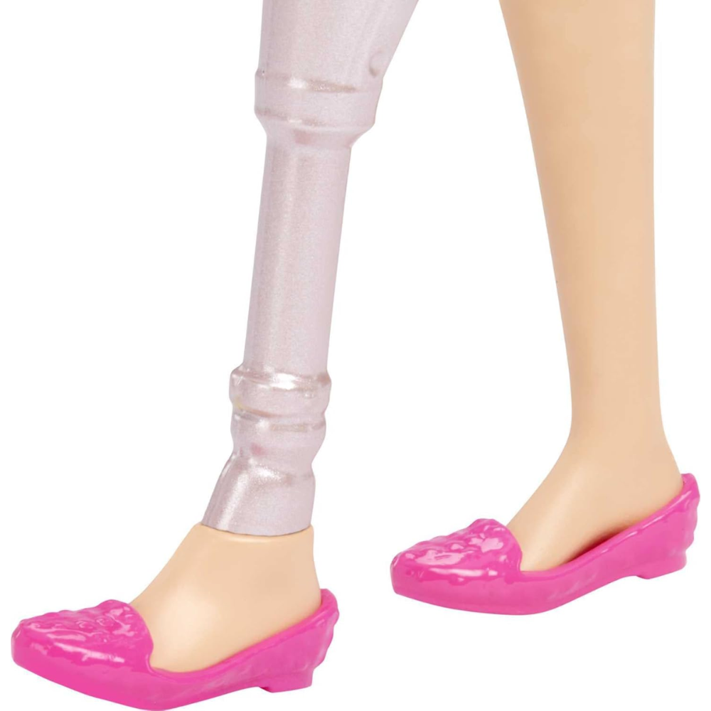 Barbie Careers Fashion Doll & Accessories, Interior Designer with Prosthetic Leg This Barbie doll highlights diversity by featuring a prosthetic leg, encouraging acceptance and helping children appreciate different abilities HCN12 thumbnail