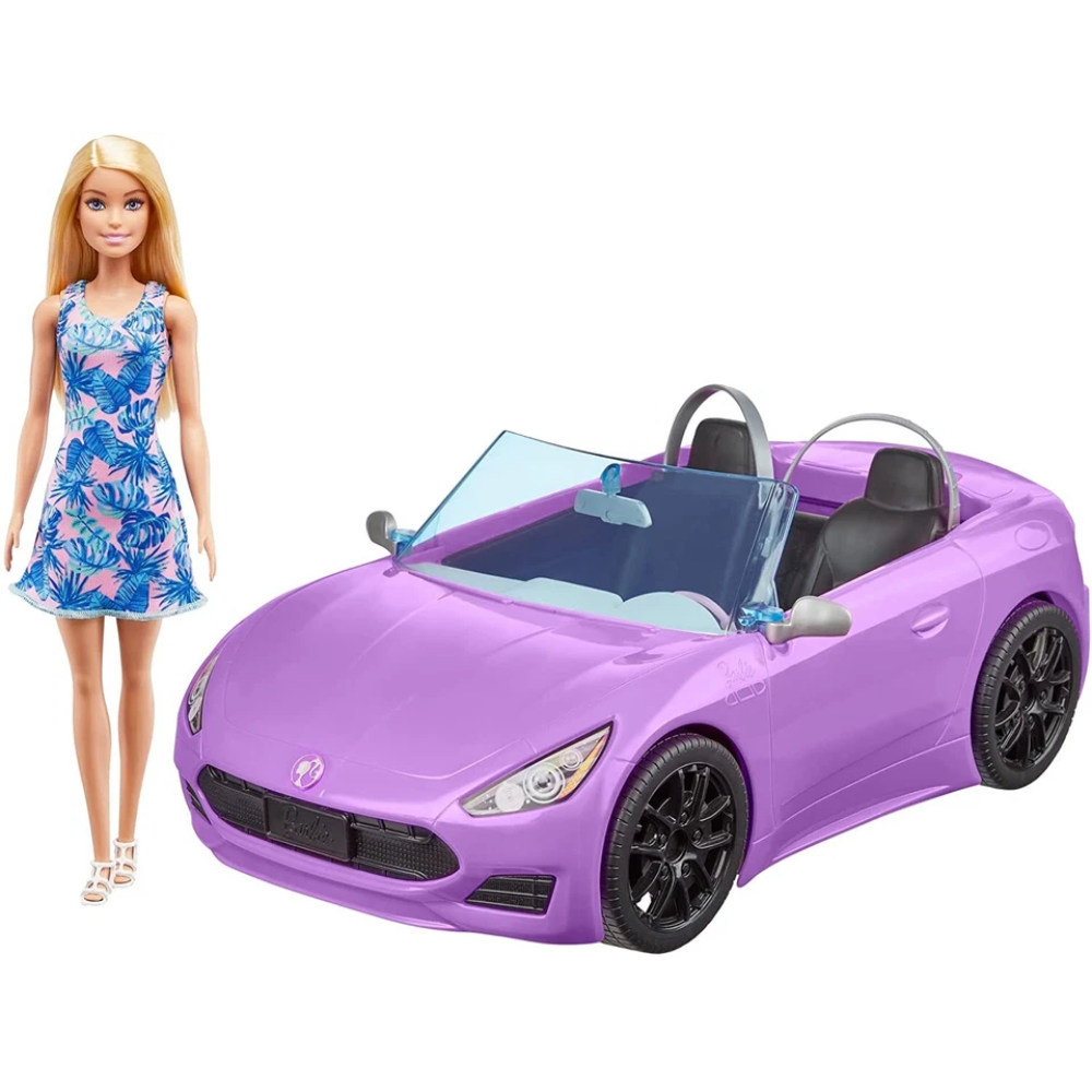 Barbie Convertible with Doll Purple thumbnail