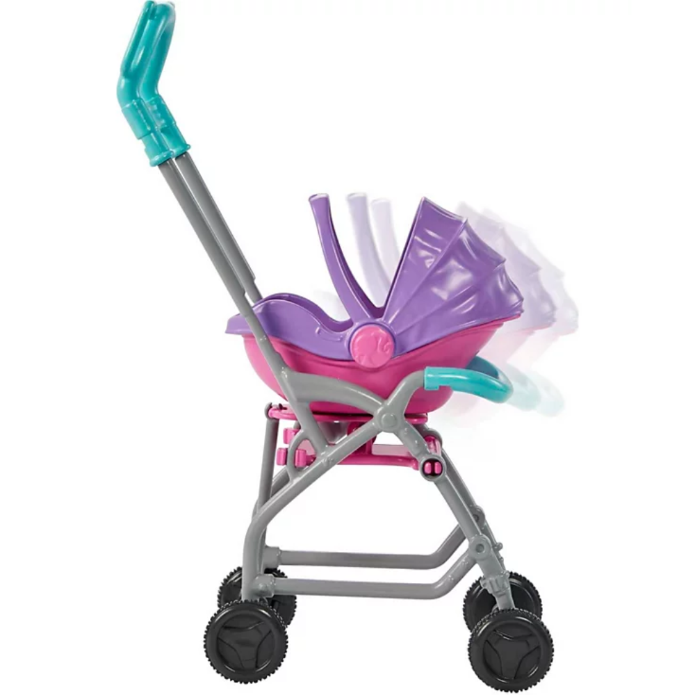 Barbie Skipper Babysitters Inc. Stroller Playset with Skipper & Baby Dolls Barbie Skipper Babysitters Inc. playsets encourage imaginative play, allowing kids to explore their nurturing side as they take on the role of a babysitter. GXT34 thumbnail