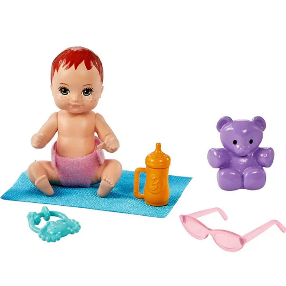 Barbie Skipper Babysitters Inc. Stroller Playset with Skipper & Baby Dolls Barbie Skipper Babysitters Inc. playsets encourage imaginative play, allowing kids to explore their nurturing side as they take on the role of a babysitter. GXT34 thumbnail
