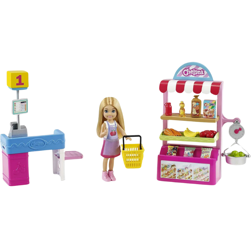 Barbie Chelsea Can Be Snack Stand Playset with Blonde Chelsea Doll Children will enjoy the adorable theme and fun accessories that let them create their own shopping adventures! GTN67 thumbnail