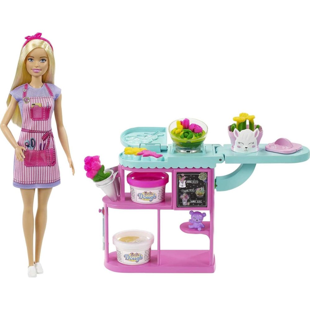 Barbie Florist Playset with 12-in Blonde Doll, thumbnail