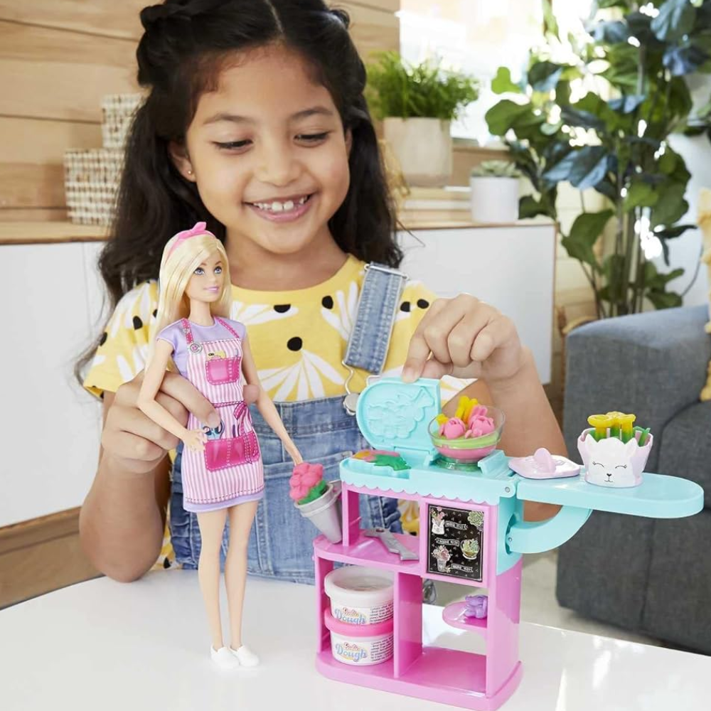 Barbie Florist Playset with 12-in Blonde Doll, thumbnail