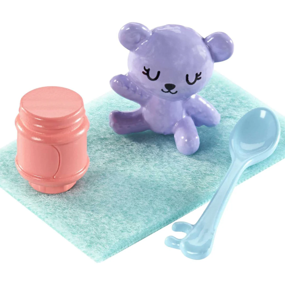 Barbie Skipper Babysitters Inc Dolls And Accessories. This set encourages imaginative role-play as kids step into the role of a babysitter, nurturing the baby doll and boosting creativity and social development. GRP13 thumbnail