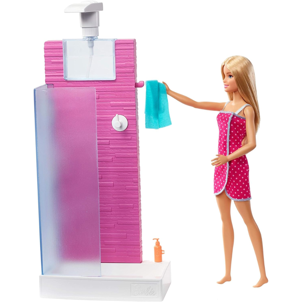 Barbie Bathroom with Working Shower thumbnail