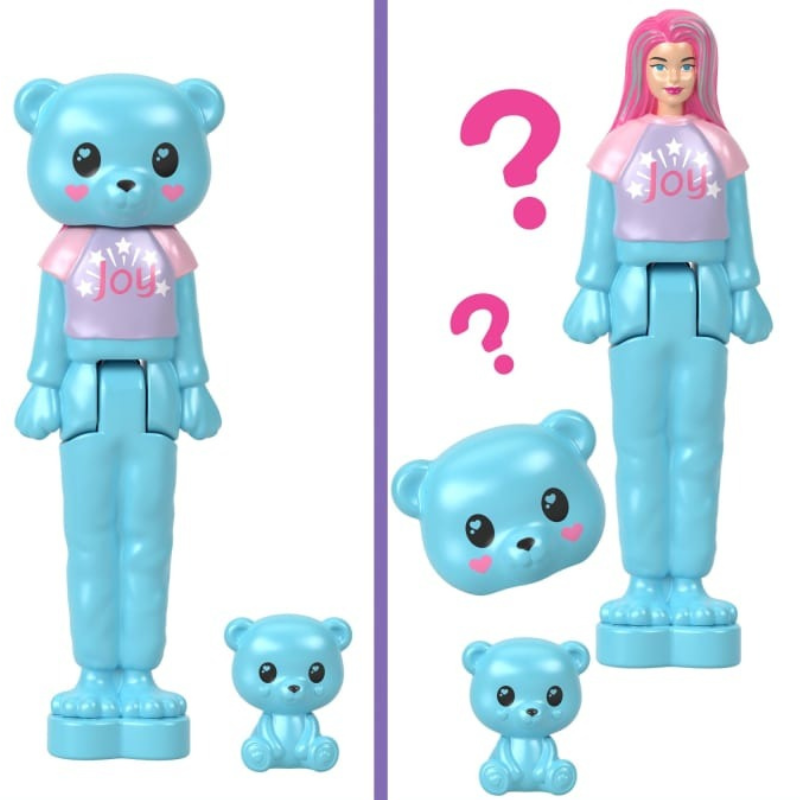 Barbie Mini BarbieLand Cutie Reveal Doll and Pet, 1.5