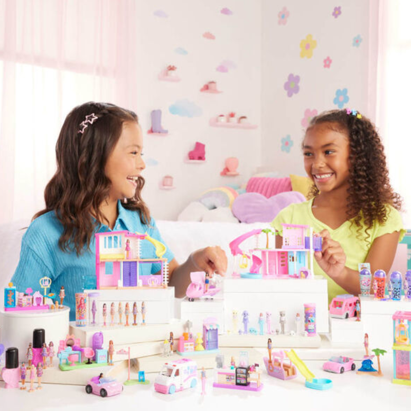 Barbie Mini BarbieLand Cutie Reveal Doll and Pet, 1.5