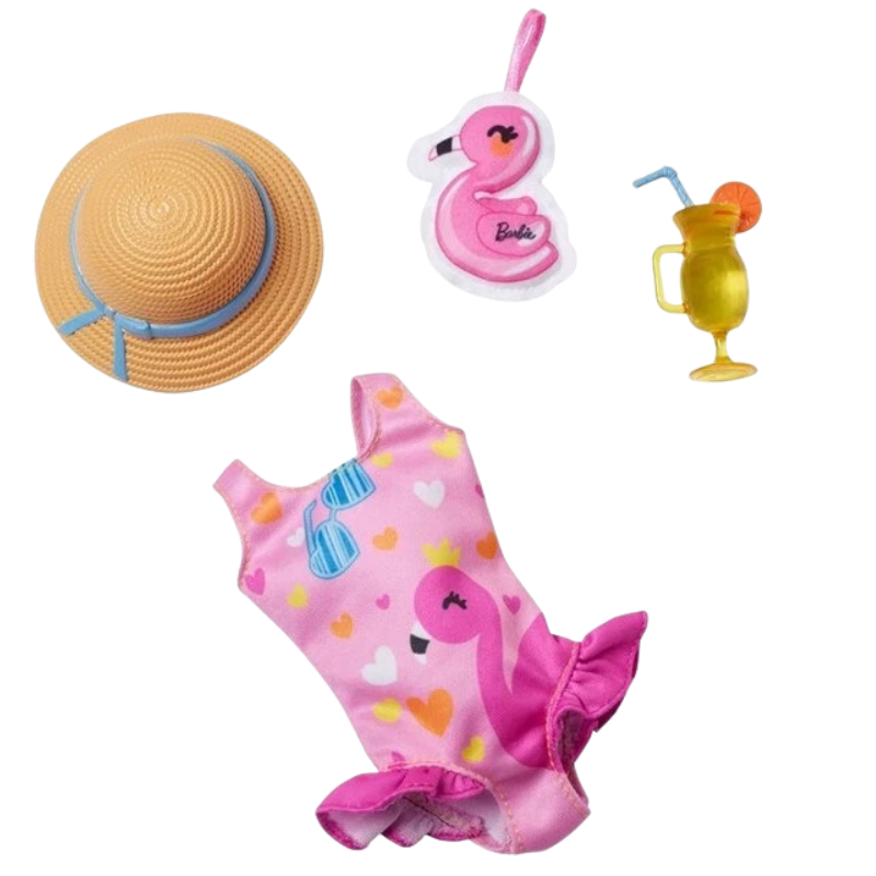 Barbie My First Beach Day Clothes Fashion Pack HMM56 thumbnail