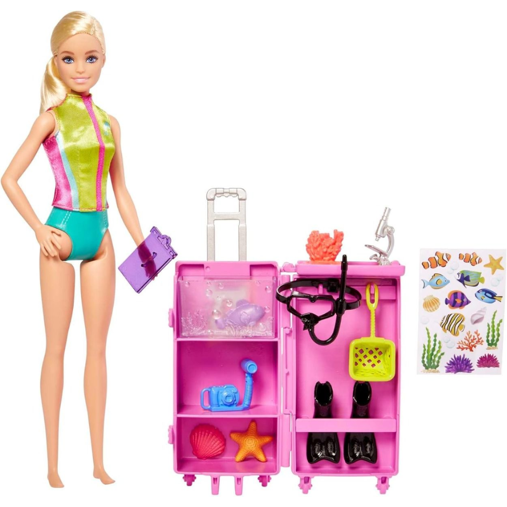 Barbie Dolls & Accessories, Marine Biologist Doll HMH26 thumbnail