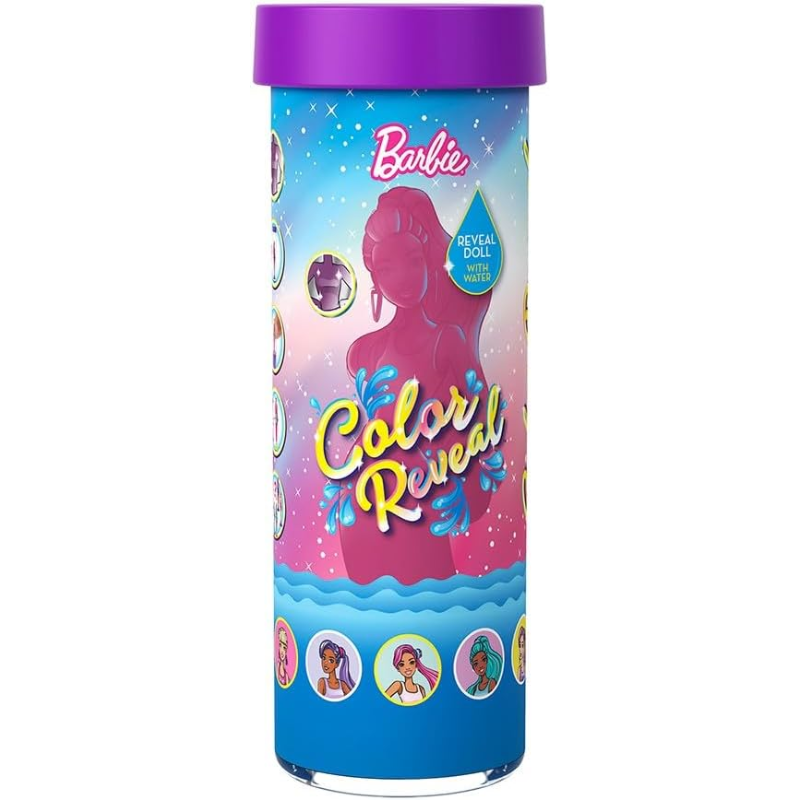 Mini Barbie Land Color Reveal Mystery Doll. Designed with tiny cuteness and adorable surprise, fans can collect Mini BarbieLand™ toys to build their own mini worlds with big possibilities! HYF28 thumbnail