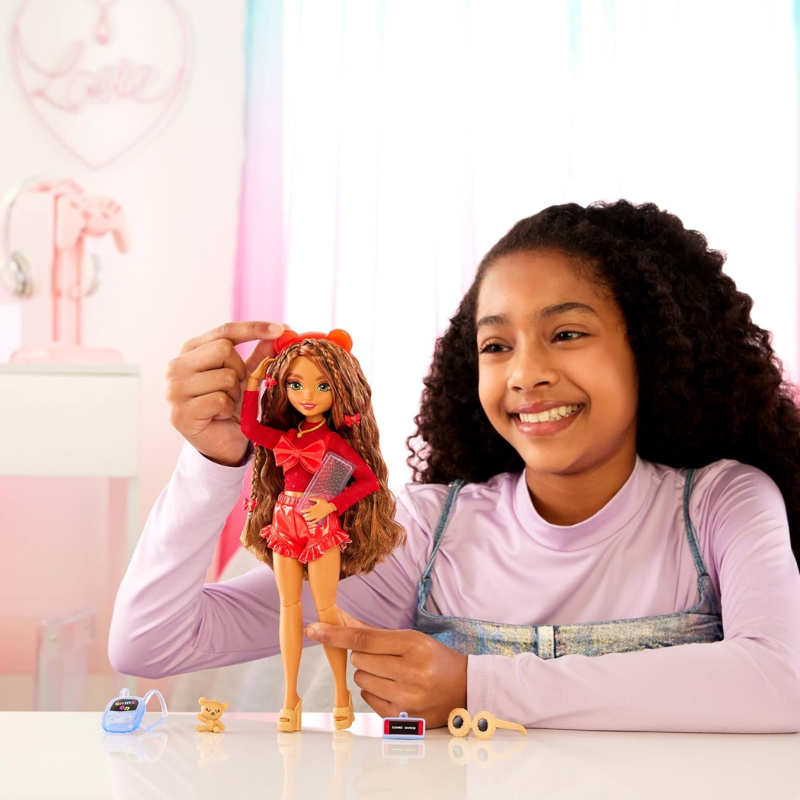 Barbie Dream Besties Doll & Accessories Playset, Teresa Posable Fashion Doll The Barbie Dream Besties dolls inspire kids to share their unique talents with the world, just like Teresa! HYC23 thumbnail