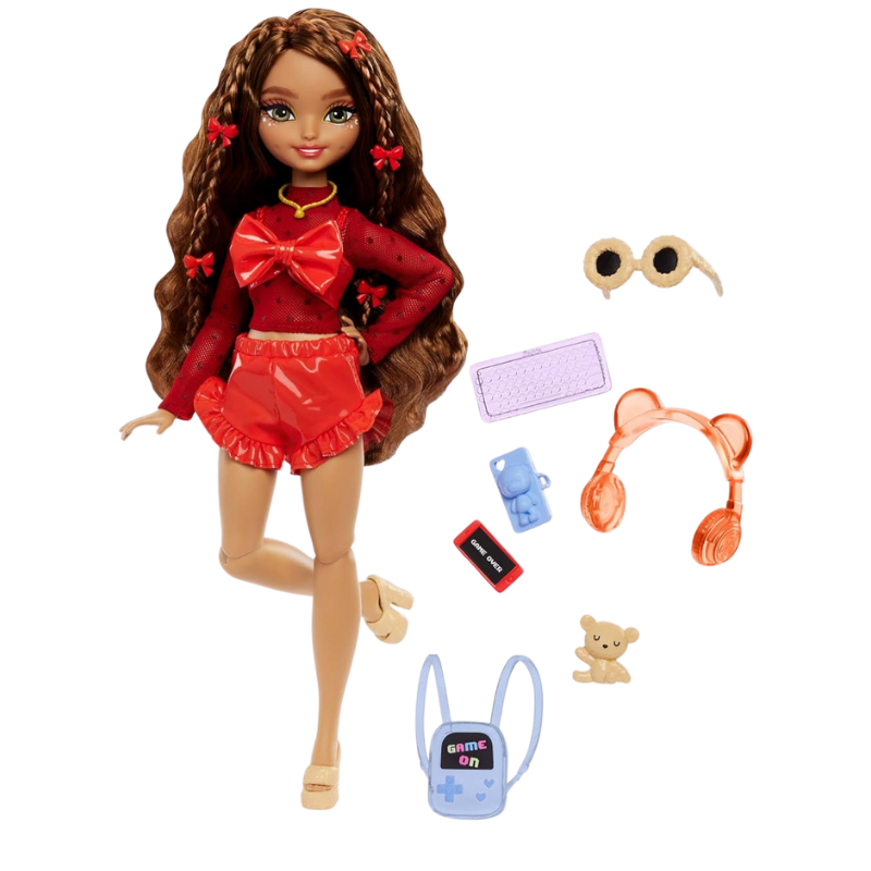 Barbie Dream Besties Doll & Accessories Playset, Teresa Posable Fashion Doll The Barbie Dream Besties dolls inspire kids to share their unique talents with the world, just like Teresa! HYC23 thumbnail