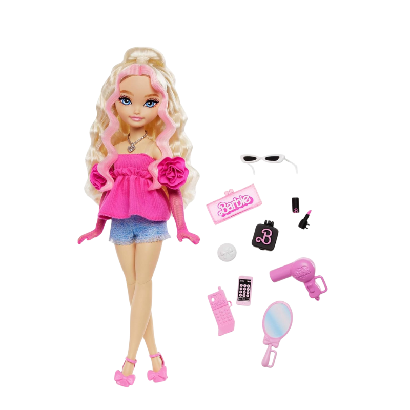 Barbie Dream Besties Doll & Accessories Playset, Malibu” Posable Fashion Doll. The Barbie Dream Besties Barbie 'Malibu' doll demonstrates that by sharing your unique talents with the world, anything can be achieved! HYC21 thumbnail