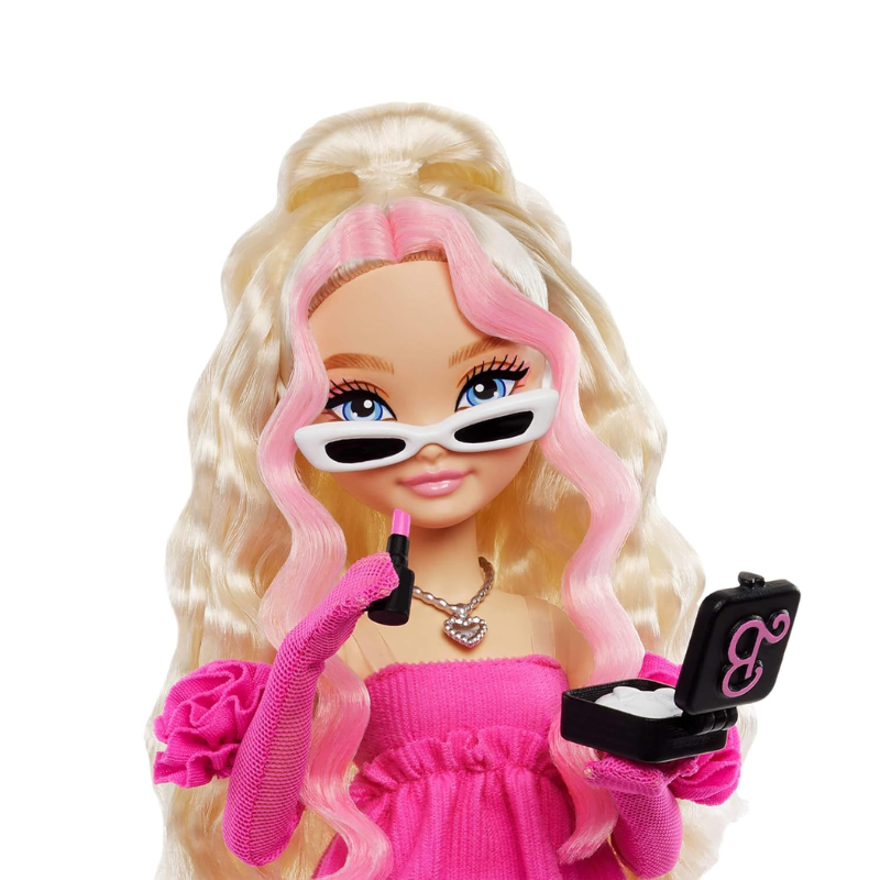 Barbie Dream Besties Doll & Accessories Playset, Malibu” Posable Fashion Doll. The Barbie Dream Besties Barbie 'Malibu' doll demonstrates that by sharing your unique talents with the world, anything can be achieved! HYC21 thumbnail