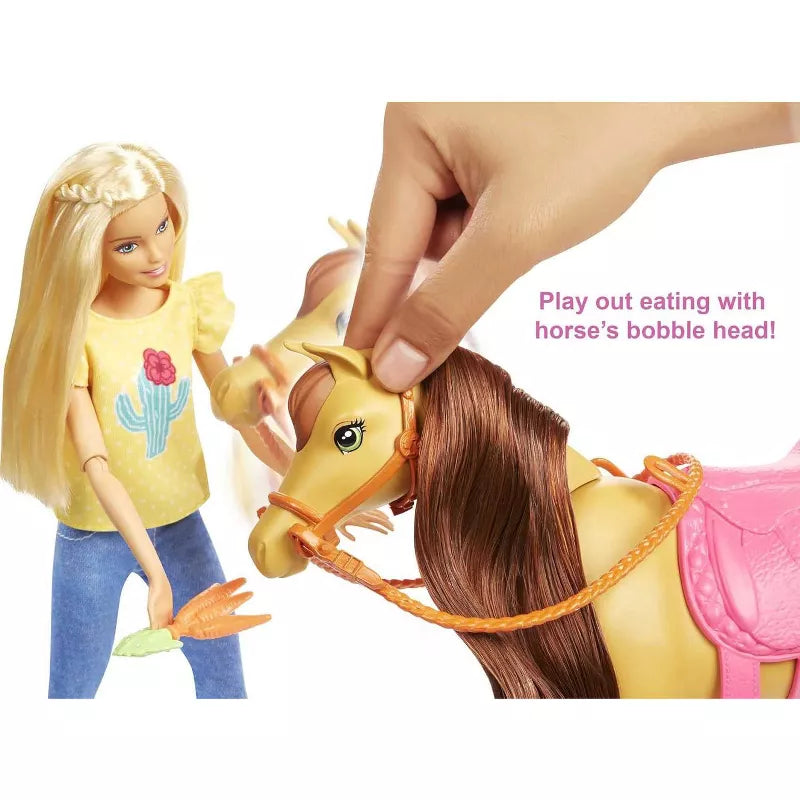 Barbie Hugs 'N' Horses Playset with Barbie & Chelsea Dolls, 15+ Accessories thumbnail