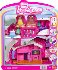 Barbie Mini BarbieLand Bundle – 2 Holiday Dolls with 3 Snow Playsets, Furniture & Accessories for Imaginative Play