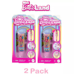 Barbie Mini BarbieLand Color Reveal Dolls, 1.5-inch Doll with Surprise Water Reveal (Styles May Vary)