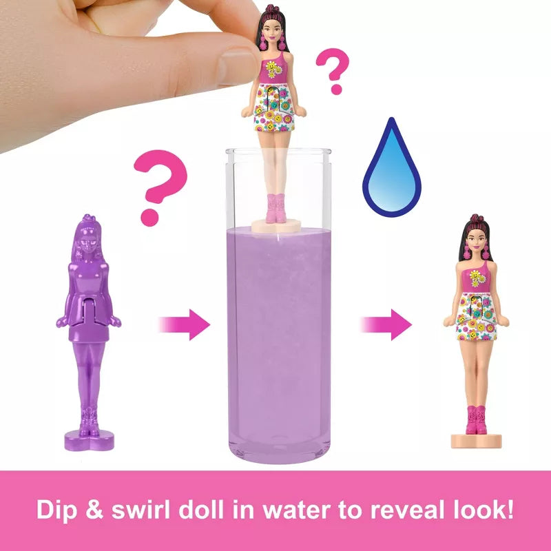 Barbie Mini BarbieLand Color Reveal Dolls, 1.5-inch Doll with Surprise Water Reveal (Styles May Vary) thumbnail