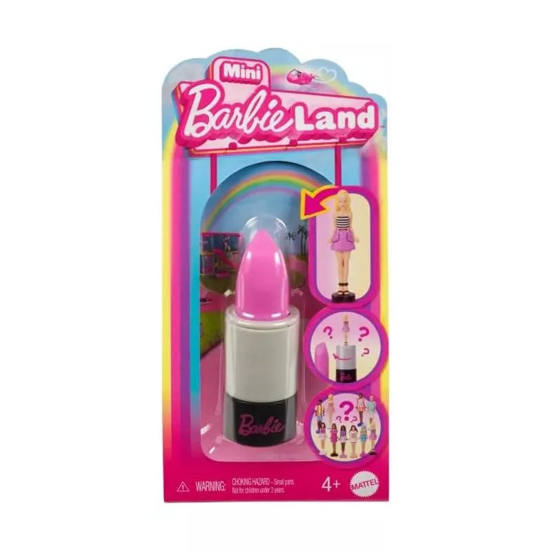 Barbie Mini BarbieLand Fashionistas Dolls, 1.5-inch Dolls in Lipstick Tube, Surprise Reveal (Styles May Vary) thumbnail