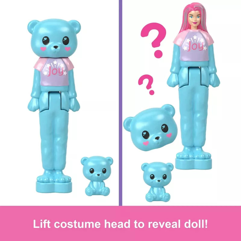 Barbie Mini BarbieLand Cutie Reveal Doll & Pet, 1.5-inch Cozy Cute Tees Series (Styles May Vary) thumbnail