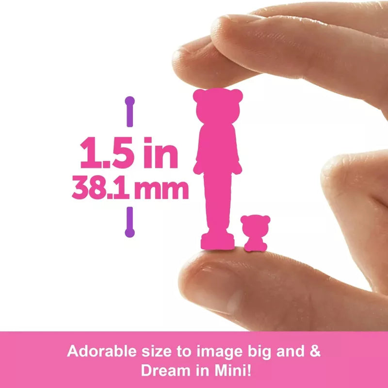 Barbie Mini BarbieLand Cutie Reveal Doll & Pet, 1.5-inch Cozy Cute Tees Series (Styles May Vary) thumbnail