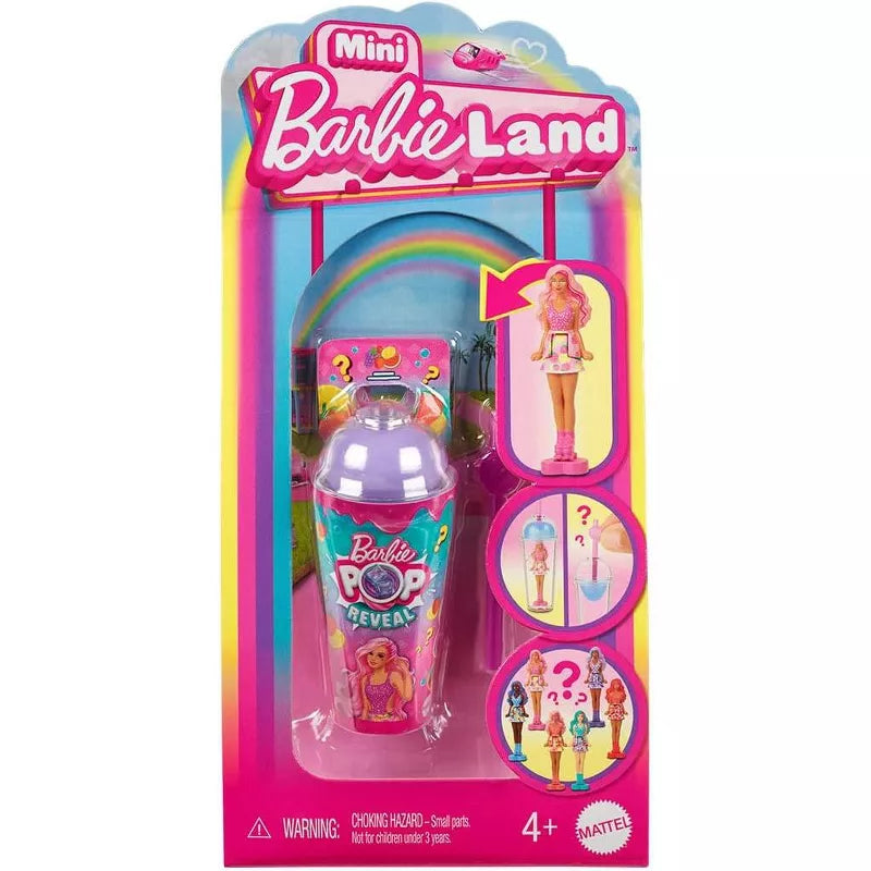 Barbie Mini BarbieLand Pop Reveal Dolls, 1.5-inch Doll with Surprise Sensory Reveal (Styles May Vary) thumbnail