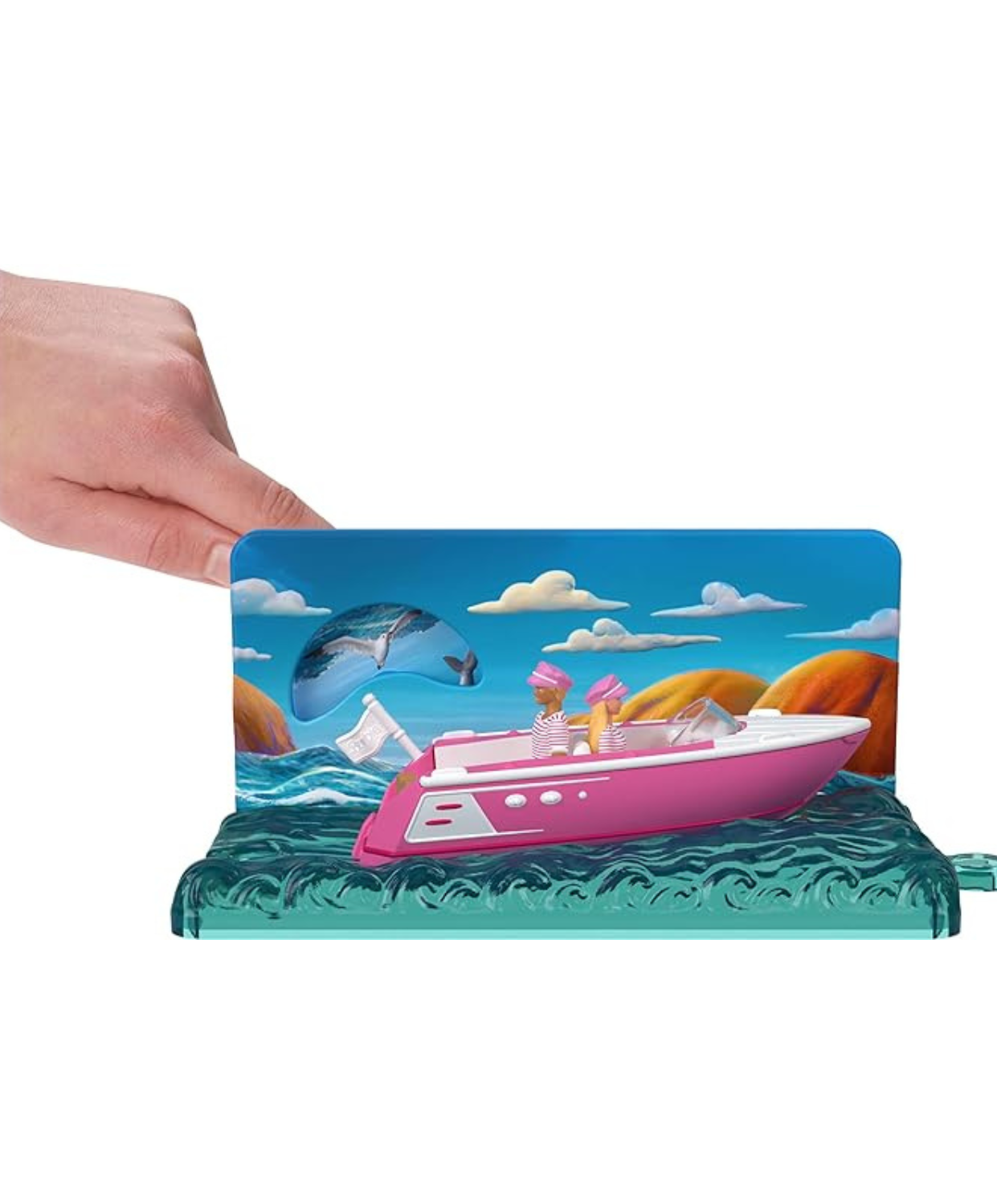 Barbie Mini Barbie Land The Movie Boat Vehicle – Miniature Movie-Inspired Boat Playset with Mini Doll Compatibility thumbnail