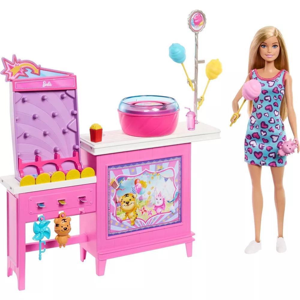 Barbie Beach Detectives Cotton Candy Booth Playset