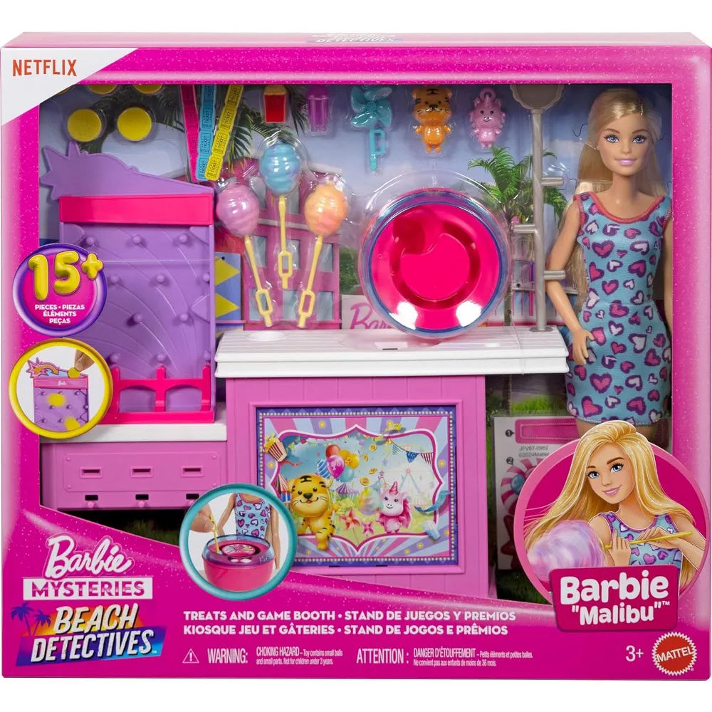 Barbie Beach Detectives Cotton Candy Booth Playset thumbnail