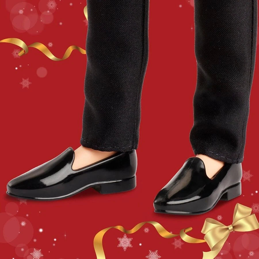 Barbie Signature 2025 Holiday Blonde Ken Collectible Doll with Festive Outfit, Accessories, and Collector-Quality Design for Display and Imaginative Play thumbnail