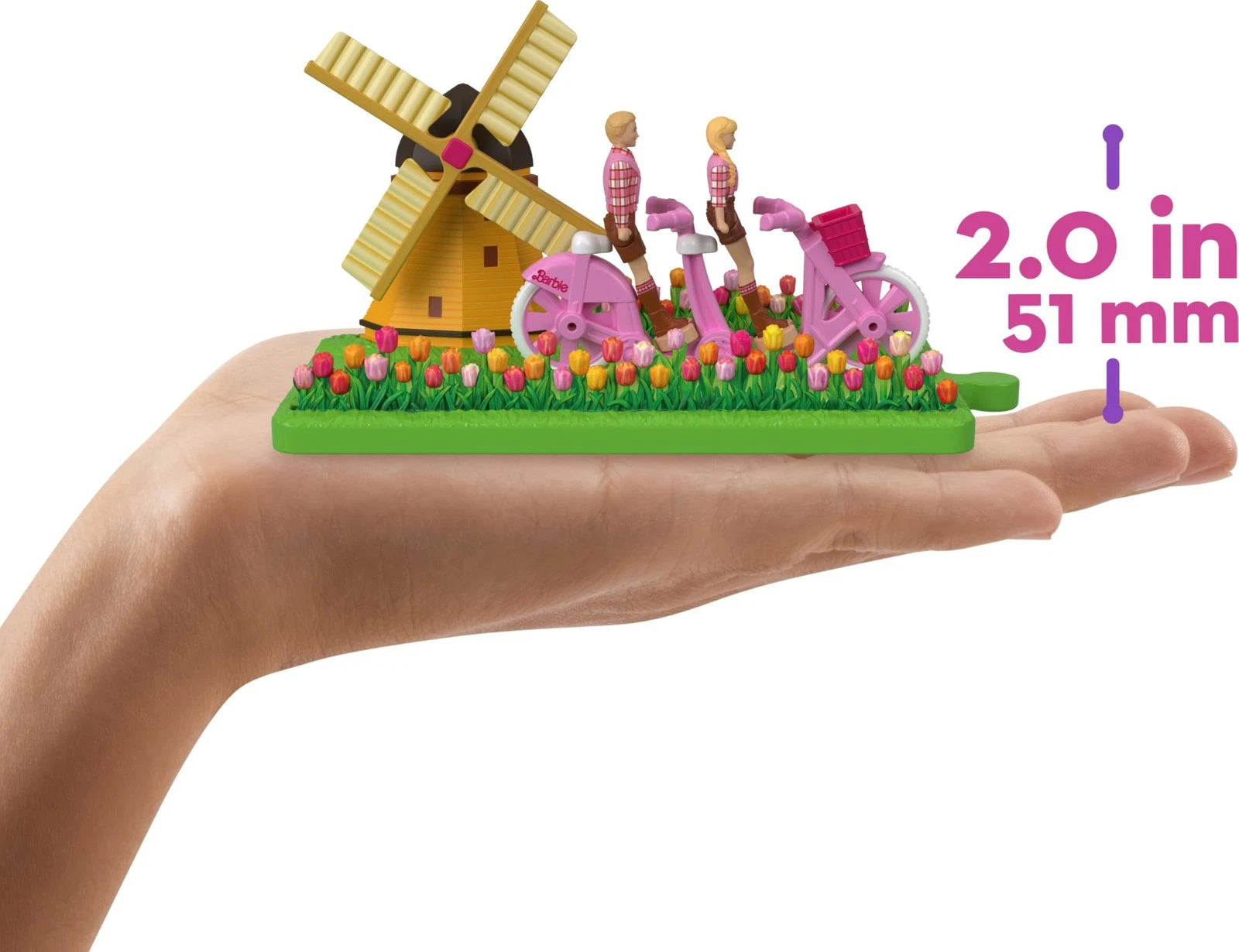 Barbie Mini BarbieLand The Movie Vehicle Collection, Includes 8 1.5-inch Dolls & 4 Vehicles Inspired by The Film thumbnail