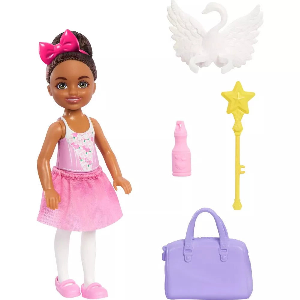 Barbie Chelsea Ballerina Doll with 5 Dance Accessories thumbnail