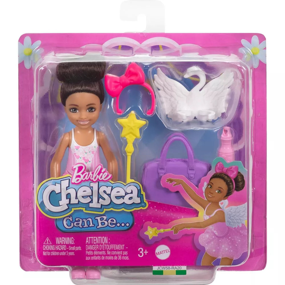 Barbie Chelsea Ballerina Doll with 5 Dance Accessories thumbnail