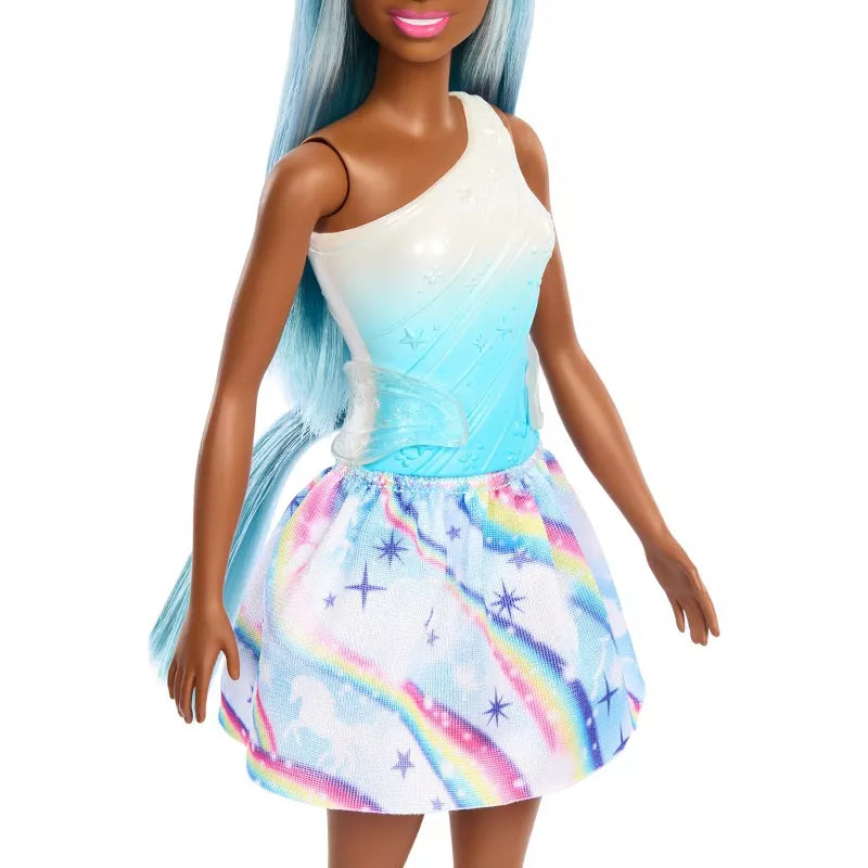 Barbie Unicorn Doll with Blue Fantasy Hair, Ombre Outfit & Themed Accessories thumbnail