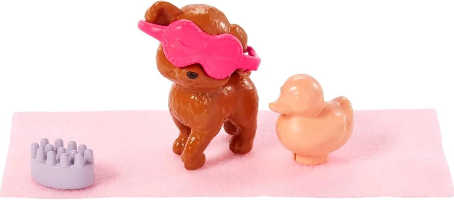 Barbie Wellness Self-Care Spa Day Doll with Puppy and Accessories for Imaginative Play thumbnail