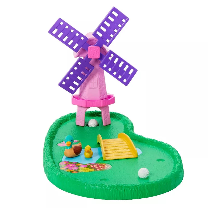 Barbie World Mini Golf Toy Playset with 22 Pieces Including Clubs, Balls, Visor, Shoes, & More thumbnail