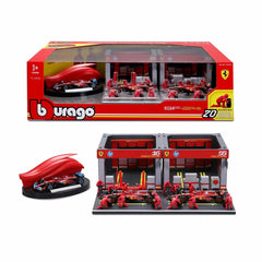 Bburago Deluxe Formula 1 Paddock Set – Ferrari